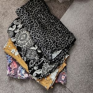 Lot of 4 pairs of bikers shorts